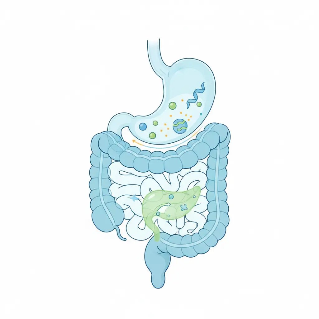 Verdauungssystem Illustration